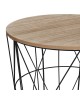 Βοηθητικό τραπέζι Kumi mdf επιφάνεια oak και μέταλλο σε μαύρη απόχρωση Φ40x41εκ Υλικό: METAL - MDF 199-000642 Βοηθητικό τραπέζι Kumi mdf επιφάνεια oak και μέταλλο σε μαύρη απόχρωση Φ40x41εκ Υλικό: METAL - MDF 199-000642