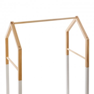 Παιδική κρεμάστρα Holen ξύλο πεύκου σε φυσική με λευκή απόχρωση 60x37x100εκ Υλικό: PINE WOOD 199-000643