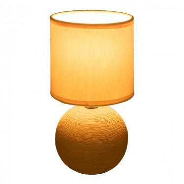 Επιτραπέζιο φωτιστικό PWL-1210 Ε14 κεραμικό σε κίτρινη απόχρωση Φ13x25εκ Υλικό: PVC - DOLOMITE 199-000662
