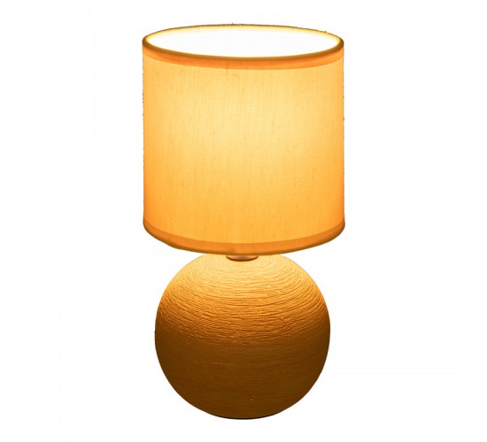 Επιτραπέζιο φωτιστικό PWL-1210 Ε14 κεραμικό σε κίτρινη απόχρωση Φ13x25εκ Υλικό: PVC - DOLOMITE 199-000662