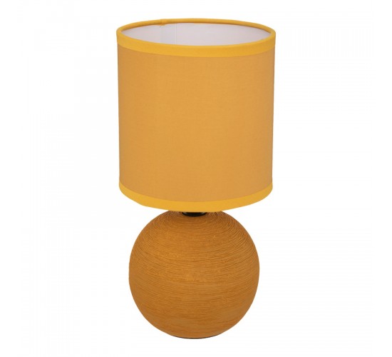 Επιτραπέζιο φωτιστικό PWL-1210 Ε14 κεραμικό σε κίτρινη απόχρωση Φ13x25εκ Υλικό: PVC - DOLOMITE 199-000662