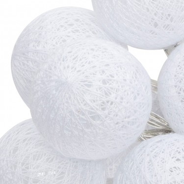 Διακοσμητικά λαμπάκια led Batoni pvc σε λευκή απόχρωση Φ3.5x260εκ Υλικό: PVC - PP 199-000663