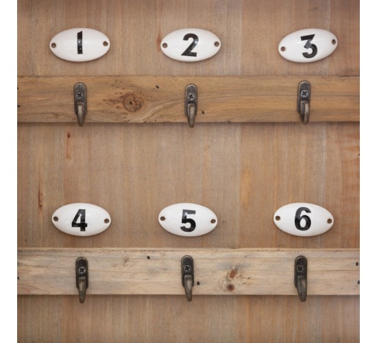 Κλειδοθήκη τοίχου Keledy ξύλο ελάτου σε φυσική απόχρωση 26.4x8x38εκ Υλικό: FIR - METAL 199-000669