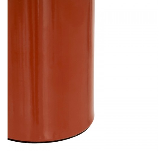 Επιτραπέζιο φωτιστικό Mushi μέταλλο σε terracotta απόχρωση Φ20x24,5εκ Υλικό: STEEL 199-000680