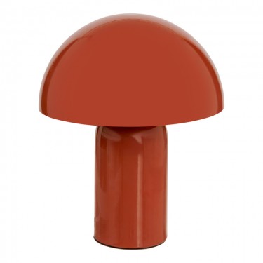 Επιτραπέζιο φωτιστικό Mushi μέταλλο σε terracotta απόχρωση Φ20x24,5εκ Υλικό: STEEL 199-000680