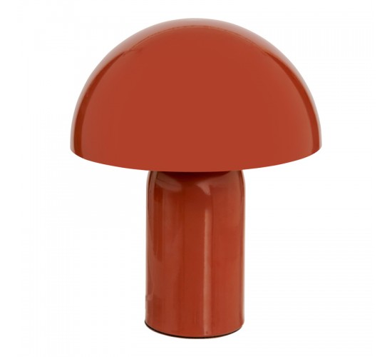 Επιτραπέζιο φωτιστικό Mushi μέταλλο σε terracotta απόχρωση Φ20x24,5εκ Υλικό: STEEL 199-000680