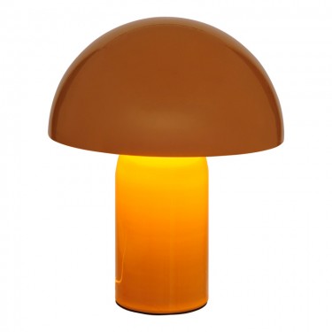 Επιτραπέζιο φωτιστικό Mushi μέταλλο σε κίτρινη απόχρωση Φ20x24,5εκ Υλικό: STEEL 199-000681