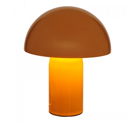 Επιτραπέζιο φωτιστικό Mushi μέταλλο σε κίτρινη απόχρωση Φ20x24,5εκ Υλικό: STEEL 199-000681