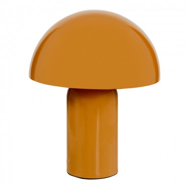Επιτραπέζιο φωτιστικό Mushi μέταλλο σε κίτρινη απόχρωση Φ20x24,5εκ Υλικό: STEEL 199-000681