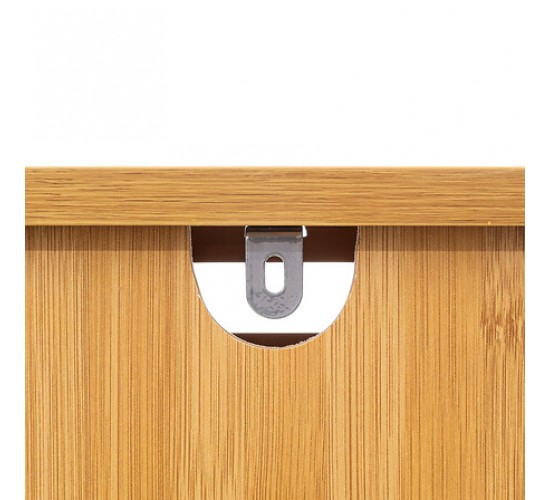 Συρταριέρα Sicela μπαμπού σε φυσική απόχρωση 40x30x97.5εκ Υλικό: BAMBOO 199-000688