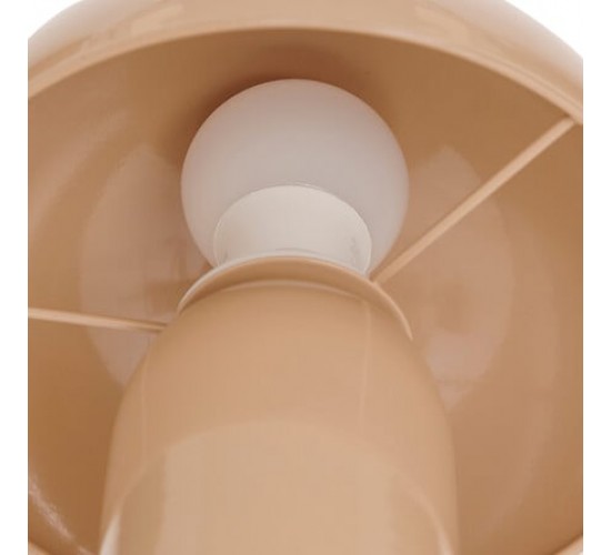 Επιτραπέζιο φωτιστικό Mushi μέταλλο μπεζ Φ20x24,5εκ Υλικό: STEEL 199-000690