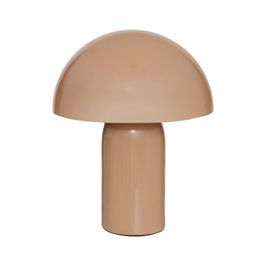 Επιτραπέζιο φωτιστικό Mushi μέταλλο μπεζ Φ20x24,5εκ Υλικό: STEEL 199-000690