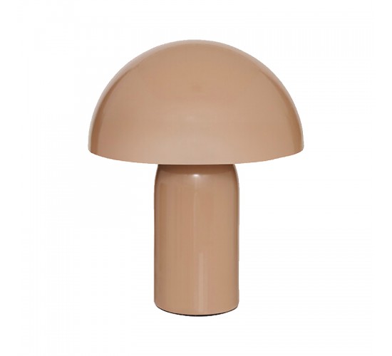 Επιτραπέζιο φωτιστικό Mushi μέταλλο μπεζ Φ20x24,5εκ Υλικό: STEEL 199-000690