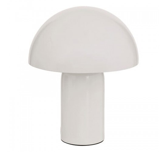 Επιτραπέζιο φωτιστικό Mushi μέταλλο λευκό Φ20x24,5εκ Υλικό: STEEL 199-000695