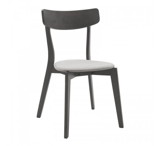 Tραπεζαρία Benson - Toto σετ 5τμχ rustic grey - ύφασμα grey 80x80x75εκ Υλικό: RUBBER WOOD VENNER - FABRIC 200-000181 Tραπεζαρία Benson - Toto σετ 5τμχ rustic grey - ύφασμα grey 80x80x75εκ Υλικό: RUBBER WOOD VENNER - FABRIC 200-000181