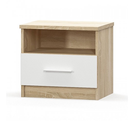 Σετ κρεβατοκάμαρας Geneva 4 τμχ 160x200εκ Υλικό: CHIPBOARD WITH MELAMINE COATING 200-000465