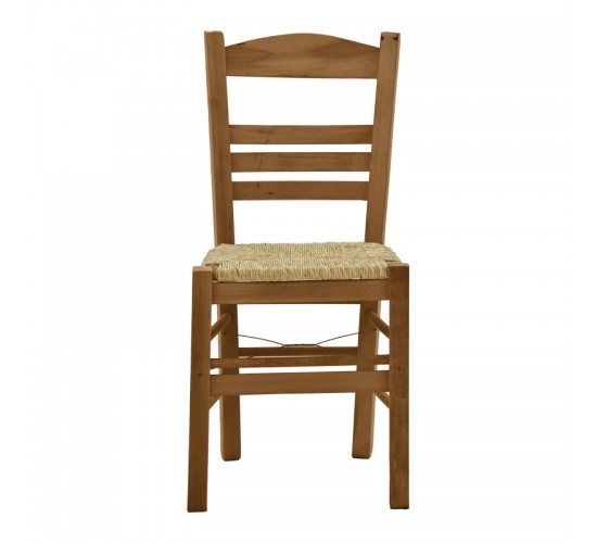 Καρέκλα καφενείου με ψάθα Ronson-Charchie καρυδί ξύλο 42x40x89εκ Υλικό: WOOD - SEAGRASS 200-000741