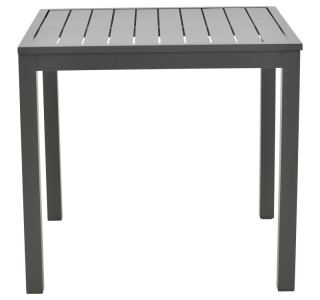 Τραπεζαρία Moly - Kliton Ι σετ 3τεμ ανθρακί αλουμίνιο και textilene σε ανθρακί απόχρωση 80x80x74εκ Υλικό: ALUMINUM - METAL - TEXTILENE 200-000816