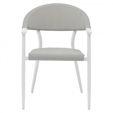 Τραπεζαρία Kliton-Norture σετ 7τεμ αλουμίνιο σε λευκή απόχρωση 150x80x74εκ Υλικό: ALUMINUM - RATTAN 200-000870