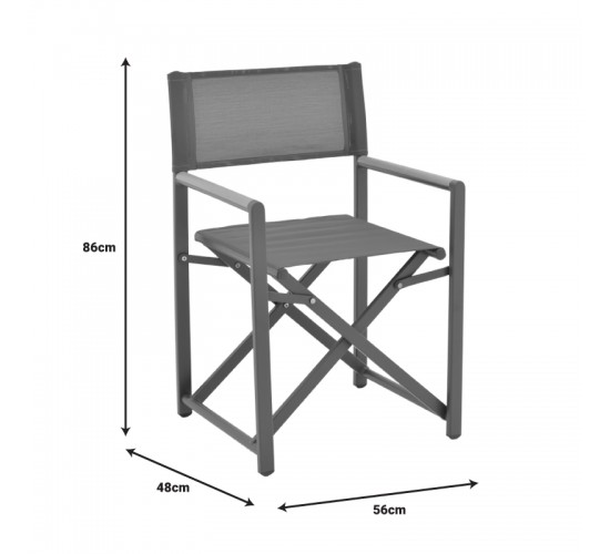 Τραπεζαρία Naoki-Kliton A σετ 5τεμ ανθρακί αλουμίνιο και pe rattan σε φυσική απόχρωση 150x80x74εκ Υλικό: ALUMINUM - PE RATTAN - METAL 200-000881