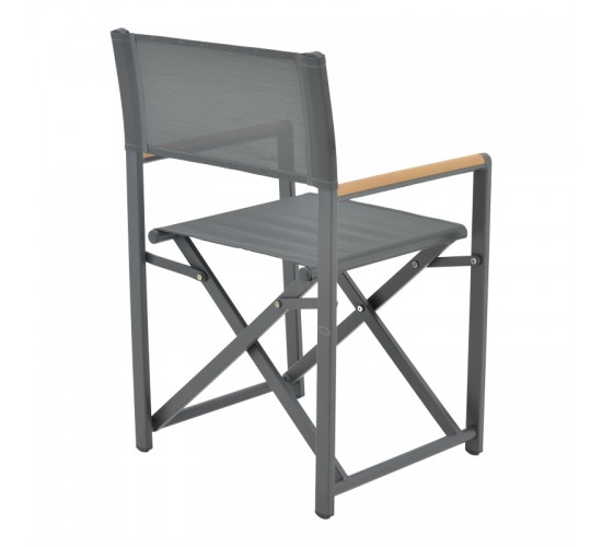 Τραπεζαρία Naoki-Kliton A σετ 5τεμ ανθρακί αλουμίνιο και pe rattan σε φυσική απόχρωση 150x80x74εκ Υλικό: ALUMINUM - PE RATTAN - METAL 200-000881