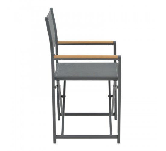 Τραπεζαρία Naoki-Kliton A σετ 5τεμ ανθρακί αλουμίνιο και pe rattan σε φυσική απόχρωση 150x80x74εκ Υλικό: ALUMINUM - PE RATTAN - METAL 200-000881