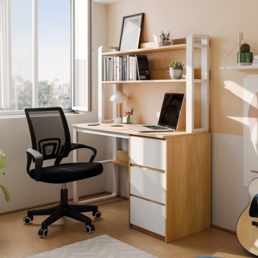 Φοιτητικό πακέτο επίπλων γραφείου Master σετ 2τεμ Υλικό: FABRIC - MELAMINE - PP LEGS 200-000894