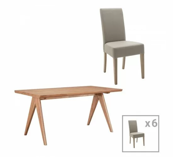 Τραπεζαρία Ditta-Winslow B σετ 7τμχ ξύλο rubberwood σε ανοιχτό καρυδί χρώμα 180x85x75εκ Υλικό: RUBBERWOOD - PU - WOOD 200-001058 Τραπεζαρία Ditta-Winslow B σετ 7τμχ ξύλο rubberwood σε ανοιχτό καρυδί χρώμα 180x85x75εκ Υλικό: RUBBERWOOD - PU - WOOD 200-001058