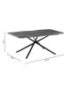 Τραπεζαρία Ditta-Jonal μόκα- καρυδί 180x90x76εκ Υλικό: MDF - METAL - PU - SOLID WOOD 200-001077 Τραπεζαρία Ditta-Jonal μόκα- καρυδί 180x90x76εκ Υλικό: MDF - METAL - PU - SOLID WOOD 200-001077