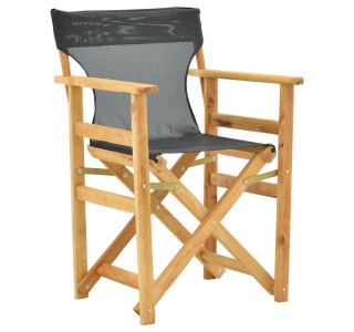 Καρέκλα-πολυθρόνα σκηνοθέτη Kompa μασίφ ξύλο οξιάς φυσικό-πανί Nexus μαύρο Υλικό: Solid wood beech 200-001089