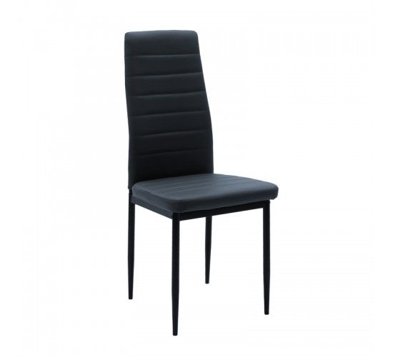 Τραπεζαρία Cuba-Parker σετ 5τεμ mdf σε sonoma-μαύρη απόχρωση 120x70x76cm Υλικό: PU - METAL - MDF 200-001153 Τραπεζαρία Cuba-Parker σετ 5τεμ mdf σε sonoma-μαύρη απόχρωση 120x70x76cm Υλικό: PU - METAL - MDF 200-001153