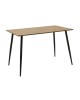 Τραπεζαρία Cuba-Parker σετ 5τεμ mdf σε sonoma-μαύρη απόχρωση 120x70x76cm Υλικό: PU - METAL - MDF 200-001153 Τραπεζαρία Cuba-Parker σετ 5τεμ mdf σε sonoma-μαύρη απόχρωση 120x70x76cm Υλικό: PU - METAL - MDF 200-001153