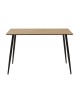 Τραπεζαρία Cuba-Parker σετ 5τεμ mdf σε sonoma-μαύρη απόχρωση 120x70x76cm Υλικό: PU - METAL - MDF 200-001153 Τραπεζαρία Cuba-Parker σετ 5τεμ mdf σε sonoma-μαύρη απόχρωση 120x70x76cm Υλικό: PU - METAL - MDF 200-001153