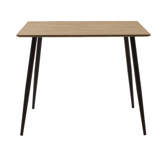 Τραπεζαρία Cuba-Parker σετ 3τεμ mdf σε sonoma-μαύρη απόχρωση 70x70x75cm Υλικό: PU - METAL - MDF 200-001154 Τραπεζαρία Cuba-Parker σετ 3τεμ mdf σε sonoma-μαύρη απόχρωση 70x70x75cm Υλικό: PU - METAL - MDF 200-001154