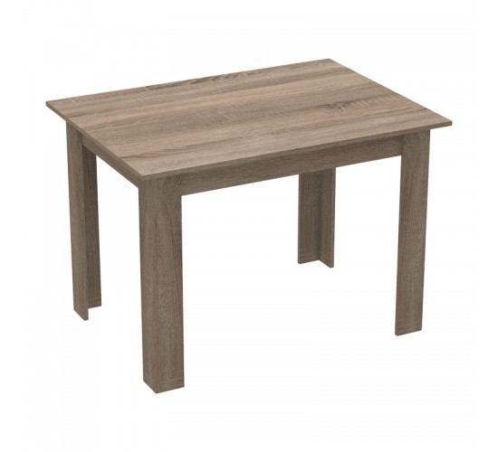 Τραπεζαρία Manka-Parker σετ 5τεμ mdf σε μαύρη-sonoma truffle απόχρωση 110x80x77εκ Υλικό: PU - METAL - MDF 200-001161 Τραπεζαρία Manka-Parker σετ 5τεμ mdf σε μαύρη-sonoma truffle απόχρωση 110x80x77εκ Υλικό: PU - METAL - MDF 200-001161