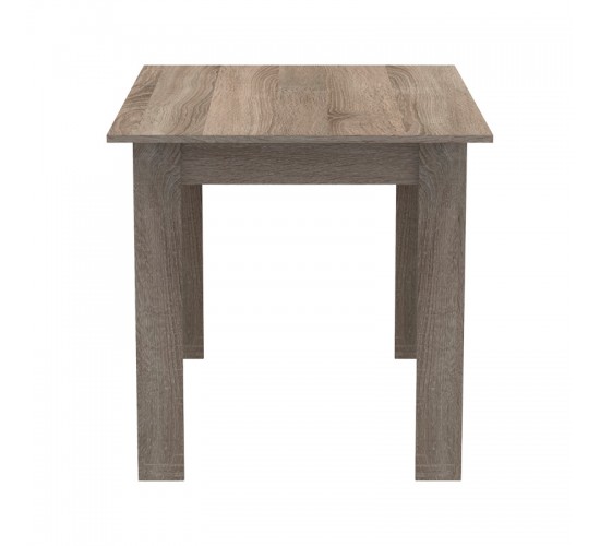 Τραπεζαρία Manka-Parker σετ 5τεμ mdf σε μαύρη-sonoma truffle απόχρωση 110x80x77εκ Υλικό: PU - METAL - MDF 200-001161 Τραπεζαρία Manka-Parker σετ 5τεμ mdf σε μαύρη-sonoma truffle απόχρωση 110x80x77εκ Υλικό: PU - METAL - MDF 200-001161