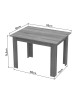 Τραπεζαρία Manka-Parker σετ 5τεμ mdf σε μαύρη-sonoma truffle απόχρωση 110x80x77εκ Υλικό: PU - METAL - MDF 200-001161 Τραπεζαρία Manka-Parker σετ 5τεμ mdf σε μαύρη-sonoma truffle απόχρωση 110x80x77εκ Υλικό: PU - METAL - MDF 200-001161