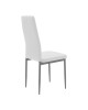 Τραπεζαρία Cuba-Parker σετ 5τεμ sonoma-λευκό 120x80x75εκ Υλικό: PU - METAL - GLASS 200-001209 Τραπεζαρία Cuba-Parker σετ 5τεμ sonoma-λευκό 120x80x75εκ Υλικό: PU - METAL - GLASS 200-001209