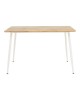Τραπεζαρία Cuba-Parker σετ 5τεμ sonoma-λευκό 120x80x75εκ Υλικό: PU - METAL - GLASS 200-001209 Τραπεζαρία Cuba-Parker σετ 5τεμ sonoma-λευκό 120x80x75εκ Υλικό: PU - METAL - GLASS 200-001209