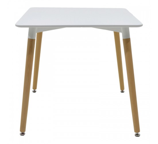 Τραπεζαρία Natali-Noor σετ 3τεμ MDF λευκό-μπεζ ύφασμα 80x80x76εκ Υλικό: PP - MDF 200-001295 Τραπεζαρία Natali-Noor σετ 3τεμ MDF λευκό-μπεζ ύφασμα 80x80x76εκ Υλικό: PP - MDF 200-001295