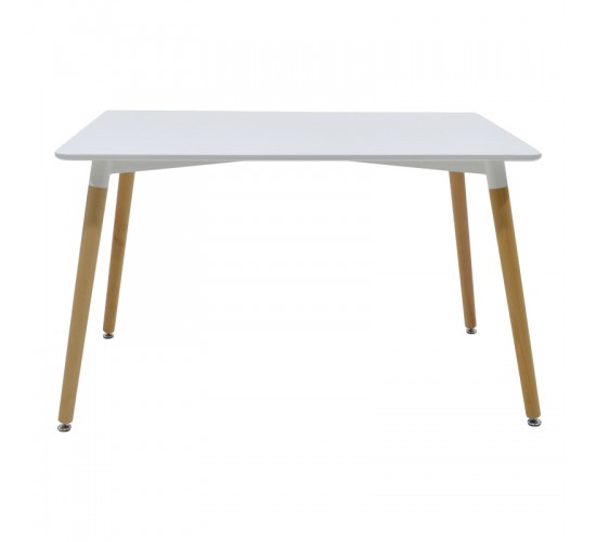 Τραπεζαρία Natali-Noor σετ 5τεμ MDF λευκό-μπεζ ύφασμα 120x80x76εκ Υλικό: PP - MDF 200-001297 Τραπεζαρία Natali-Noor σετ 5τεμ MDF λευκό-μπεζ ύφασμα 120x80x76εκ Υλικό: PP - MDF 200-001297