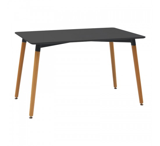 Τραπεζαρία Natali-Noor σετ 5τεμ MDF μαύρο-μπεζ ύφασμα 120x80x76εκ Υλικό: PP - MDF 200-001298 Τραπεζαρία Natali-Noor σετ 5τεμ MDF μαύρο-μπεζ ύφασμα 120x80x76εκ Υλικό: PP - MDF 200-001298