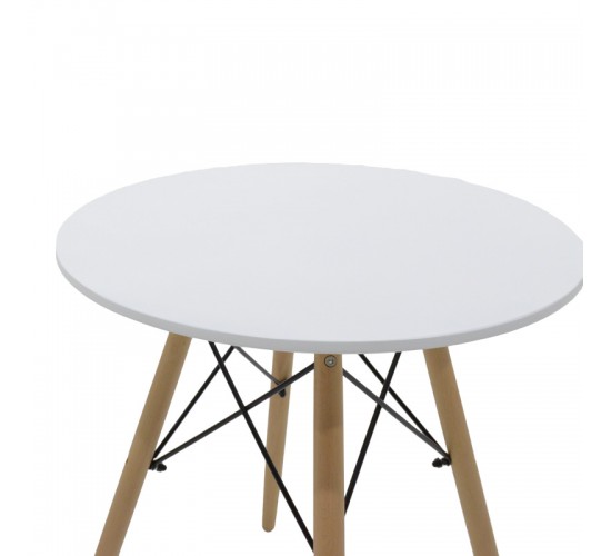 Τραπεζαρία Julita-Noor σετ 3τεμ MDF λευκό-μπεζ ύφασμα Φ60x73εκ Υλικό: PP - MDF - FABRIC 200-001301 Τραπεζαρία Julita-Noor σετ 3τεμ MDF λευκό-μπεζ ύφασμα Φ60x73εκ Υλικό: PP - MDF - FABRIC 200-001301