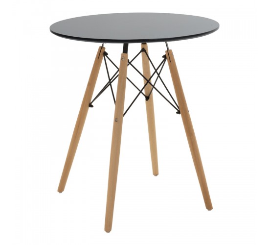 Τραπεζαρία Julita-Noor σετ 3τεμ MDF μαύρο-μπεζ ύφασμα Φ60x73εκ Υλικό: PP - MDF - FABRIC 200-001302 Τραπεζαρία Julita-Noor σετ 3τεμ MDF μαύρο-μπεζ ύφασμα Φ60x73εκ Υλικό: PP - MDF - FABRIC 200-001302