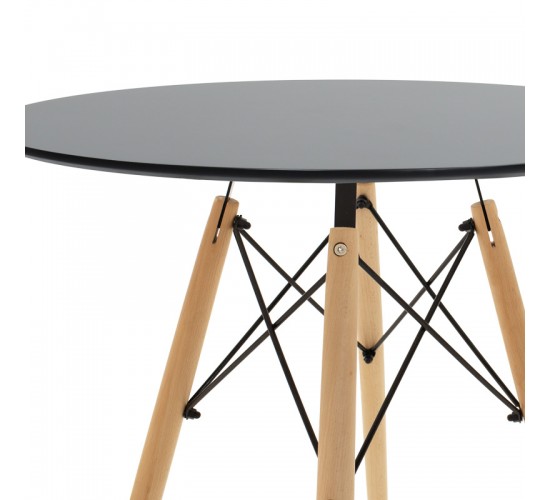 Τραπεζαρία Julita-Noor σετ 3τεμ MDF μαύρο-μπεζ ύφασμα Φ60x73εκ Υλικό: PP - MDF - FABRIC 200-001302 Τραπεζαρία Julita-Noor σετ 3τεμ MDF μαύρο-μπεζ ύφασμα Φ60x73εκ Υλικό: PP - MDF - FABRIC 200-001302