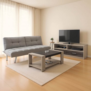 Φοιτητικό πακέτο επίπλων σαλονιού Chill σετ 3τεμ Υλικό: MELAMINE CHIPBOARD 200-001329