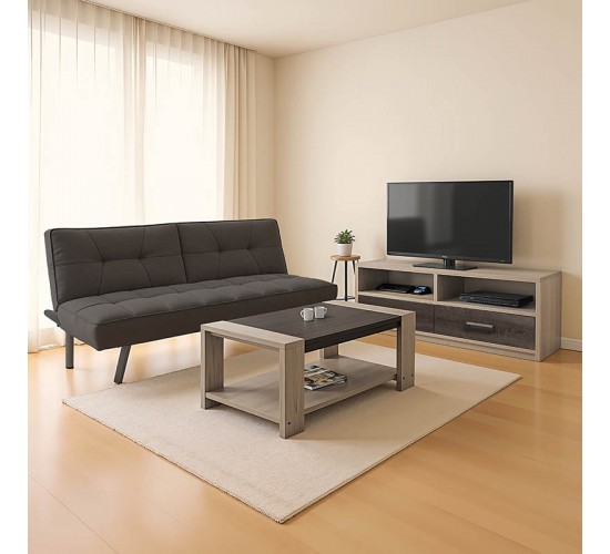 Φοιτητικό πακέτο επίπλων σαλονιού Flow σετ 3τεμ Υλικό: MELAMINE CHIPBOARD 200-001330