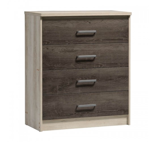 Φοιτητικό πακέτο επίπλων κρεβατοκάμαρας Dwell σετ 3τεμ Υλικό: MDF. Μοριοσανίδα 200-001357