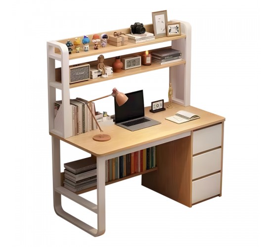 Φοιτητικό πακέτο επίπλων γραφείου Level σετ 2τεμ Υλικό: MELAMINE CHIPBOARD-Mesh- ALU 200-001362