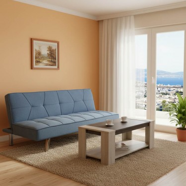 Φοιτητικό πακέτο επίπλων σαλονιού Atmos σετ 2τεμ Υλικό: MELAMINE CHIPBOARD-PU- 200-001383